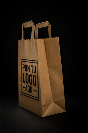 Bolsa de papel Kraft #20 11.5"x8.58"x4"
