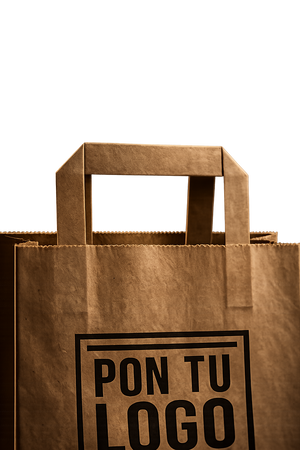 Bolsa de papel Kraft #20 11.5"x8.58"x4"